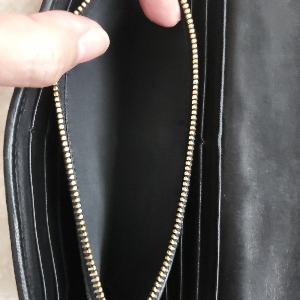 Mui Mui Black Quilted Wallet AUTHENTIC - Picture 7 of 10